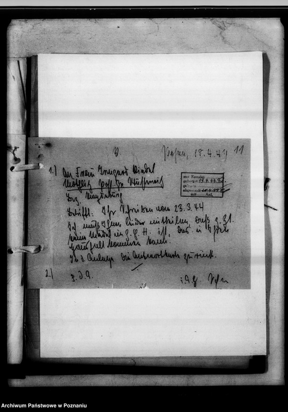 Obraz 15 z jednostki "Anträge auf Überweisung von Fürsorgezöglingen in den Dienst."