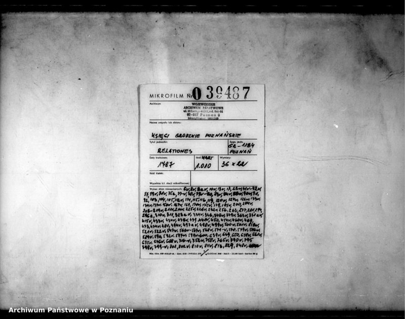 Obraz 2 z jednostki "Relationes [protocollon]"