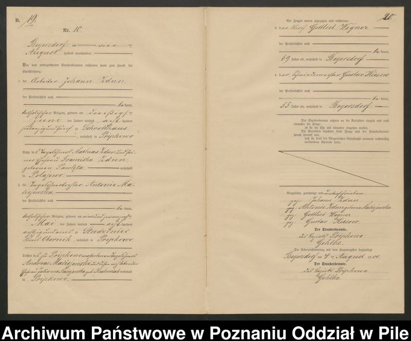 Obraz 13 z jednostki "Księga małżeństw"