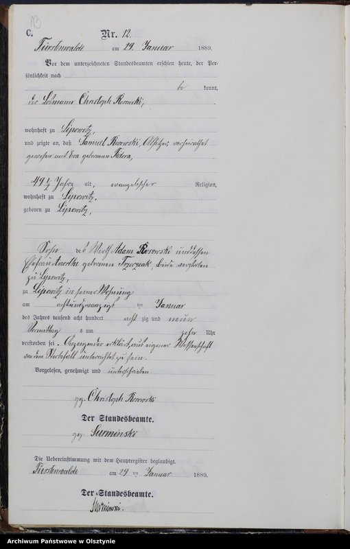 image.from.unit.number "Sterbe-Neben-Register Nr 1 - 146"