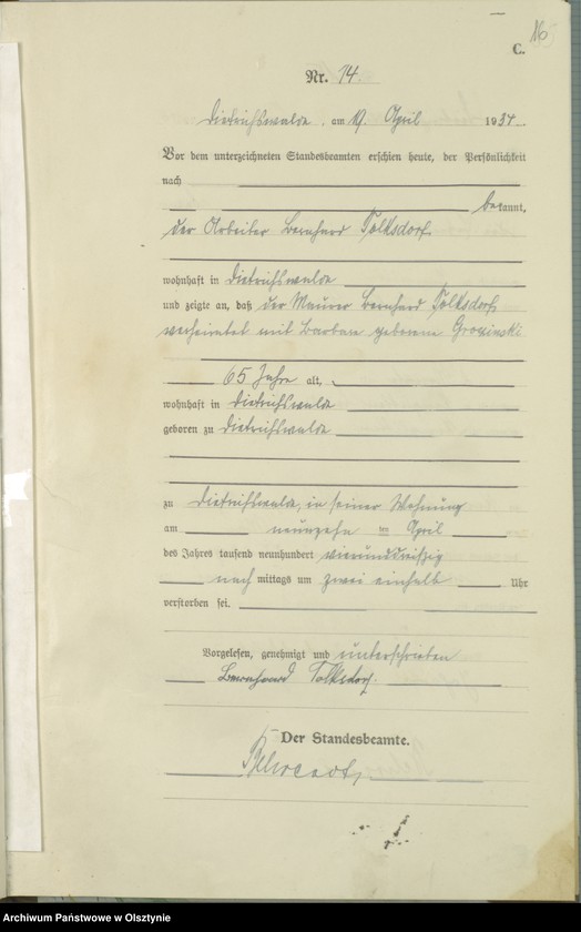 image.from.unit.number "Sterbe-Haupt-Register Nr 1 - 48,1- 16 i 25 - 28,1 - 35,1 -15,18 - 21,24 - 29,34 - 35"