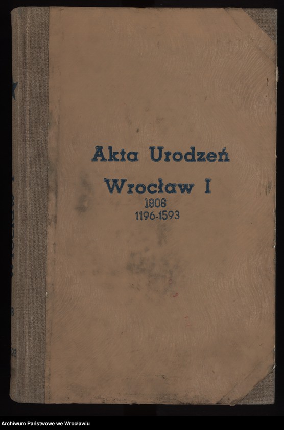 image.from.unit.number "Geburts-Neben-Register Breslau I 1908 Band 4"
