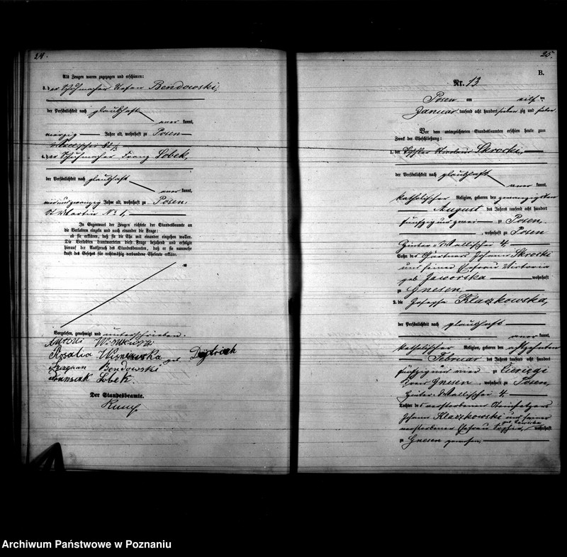 Obraz 15 z jednostki "Księga małżeństw"