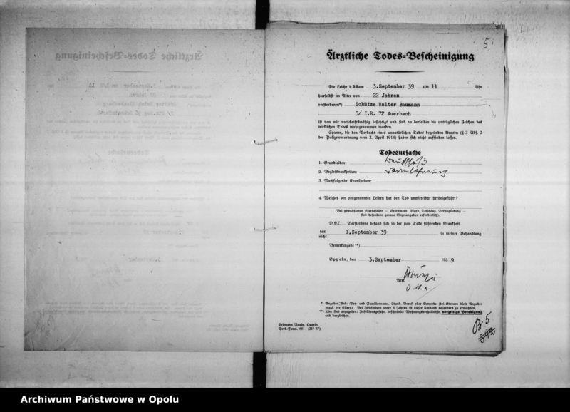 Obraz 10 z jednostki "Kriegssterbefälle 1939"