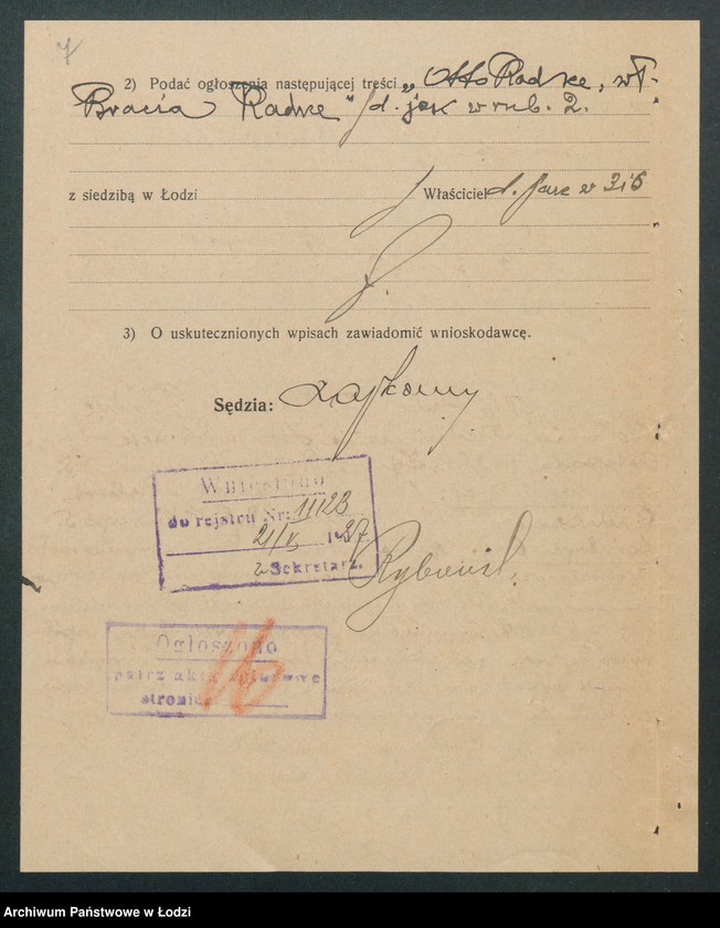 Obraz 9 z jednostki "Otto Radke Bracia Radke- stolarnia mechaniczna"