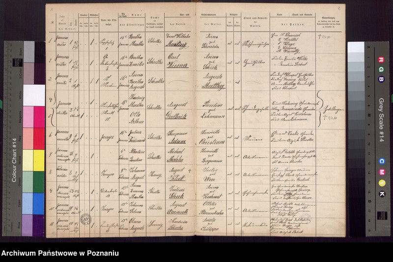 Obraz 3 z jednostki "[Akta urodzeń i chrztów, ślubów, zgonów]"