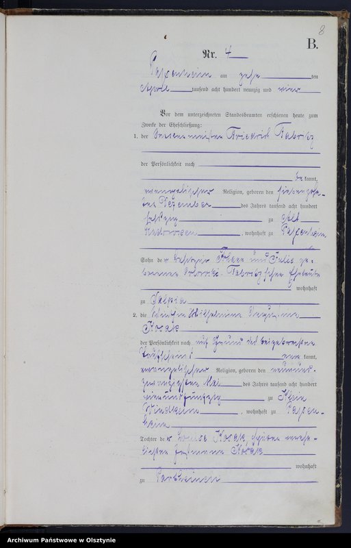 image.from.unit.number "Heiraths-Haupt-Register Nr 1 - 15"