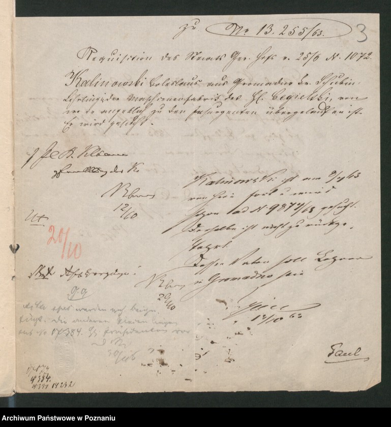 Obraz 6 z jednostki "A. betr. Boleslaus von Kalinowski /Wladislaus, Josef, Thomas/"