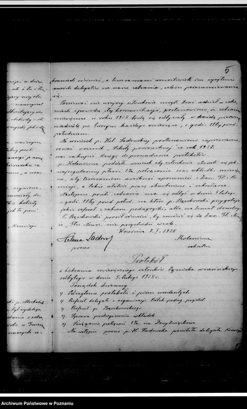 Obraz 9 z jednostki "Książka protokołów zebrań związku"