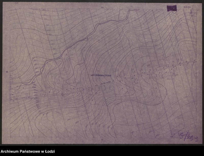 Obraz 3 z jednostki "Plan m. Łodzi 1:2000. Sekcja NO54"