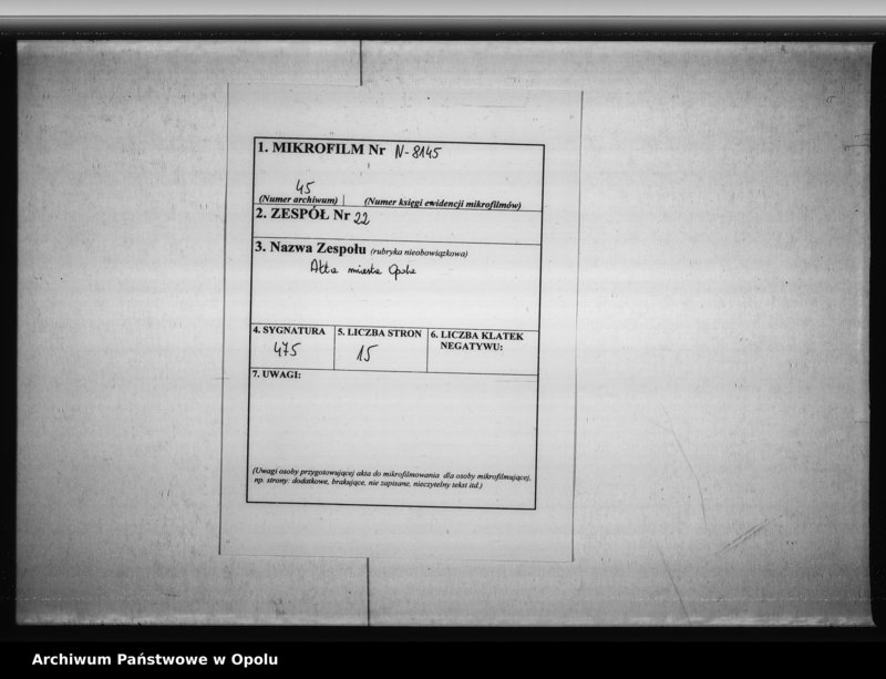 Obraz 2 z jednostki "[Włączenie do miasta Opola wsi podmiejskich: Nowa Wieś Królewska, Kolonia Gosławicka, Wróblin, Czarnowąsy, Krzanowice, Półwieś, Szczepanowice, Wójtowa Wieś, Groszowice i Winów - korespondencja]"