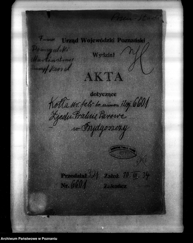 Obraz 4 z jednostki "Zjednoczone Pralnie Parowe w Bydgoszczy nr woj. kotła 6601"