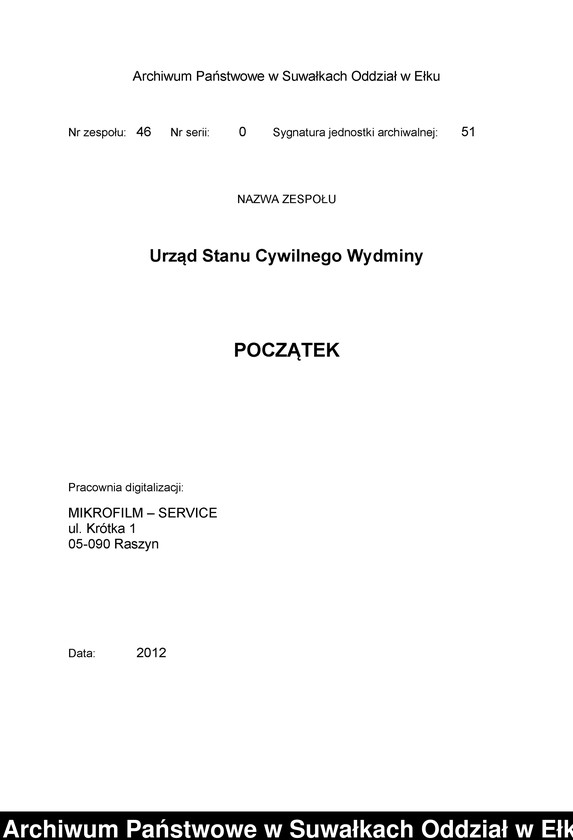 image.from.unit.number "Heiraths-Neben-Register des Preussischen Standes-Amtes Widminnen Kreis Loetzen"