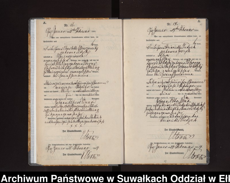 image.from.unit.number "Geburts-Neben-Register des Königlichen Preussischen Standes-Amtes Gr. Jauer Kreis Loetzen"