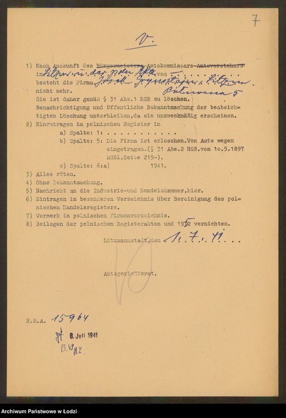 Obraz 9 z jednostki "Josek Grynsztajn – sprzedaż chustek i kapeluszy"