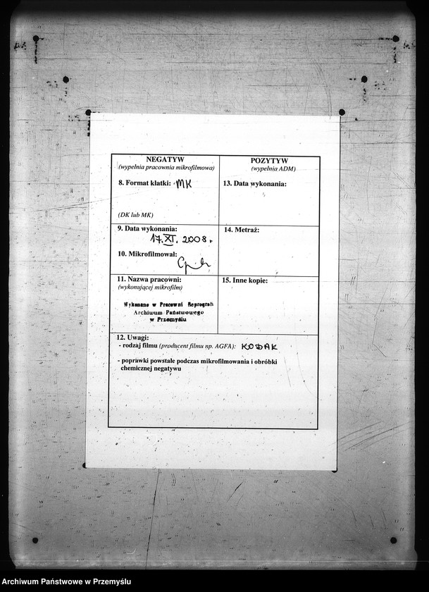 image.from.unit.number "[Kopie ksiąg metrykalnych parafii Czerteż z filiami Kostarowice, Zabłotce (dekanat Sanok)]"