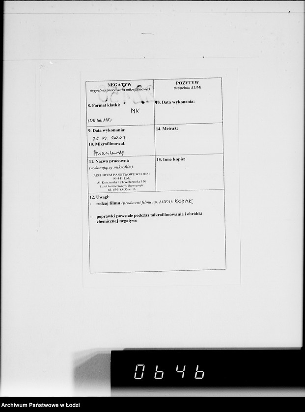 Obraz 3 z jednostki "Aufträge 10501- 10590"