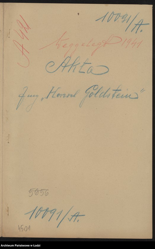 Obraz 2 z jednostki "Henoch Goldstein – sprzedaż drzewa. Zgierz"