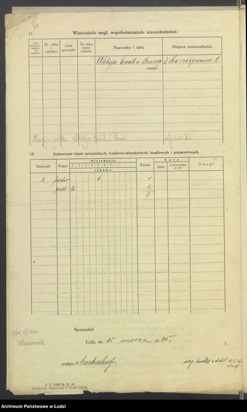 image.from.unit.number "Księga inwentarzowa nieruchomości m. Łodzi ul. Leszczynowa"