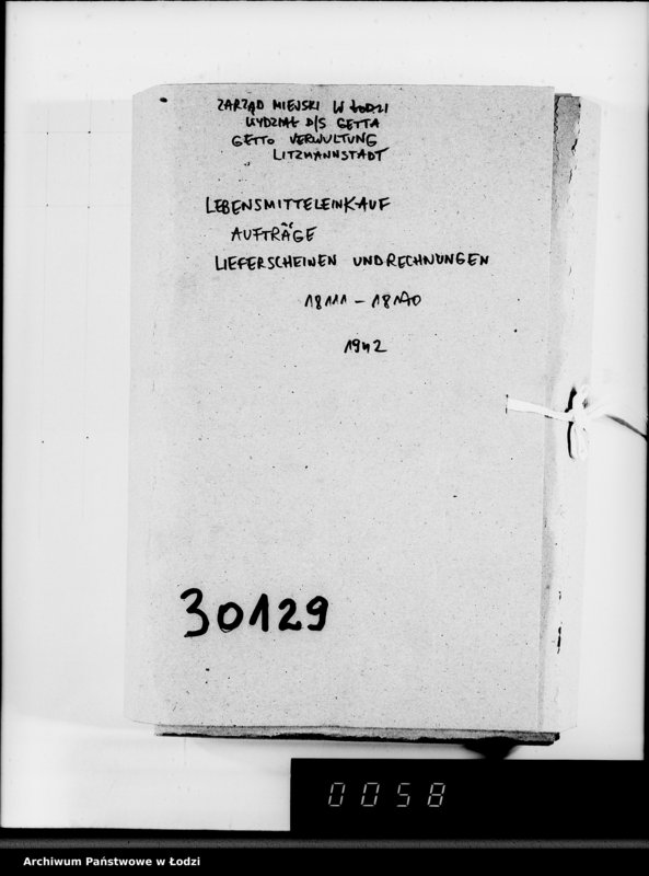 Obraz 4 z jednostki "Lebensmitteleinkauf. Aufträge, [Lieferscheinen und Rechnungen] 18111-18170"