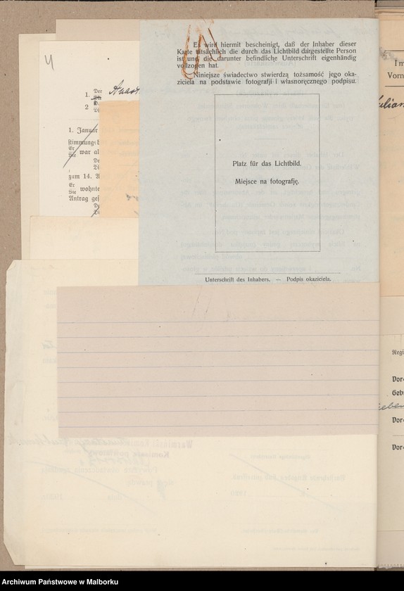 image.from.unit.number "Volksabstimmungsausschuss in Stangenwalde, Kreis Rosenberg Einsprüche [Wydział Plebiscytowy w Słupnicy, obwód suski Reklamacje]"