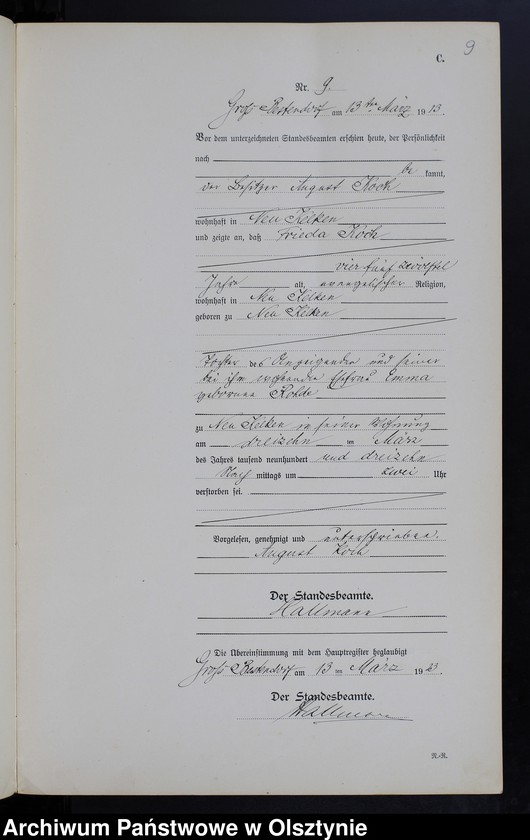 image.from.unit.number "Sterbe-Neben-Register Nr 1 - 33"