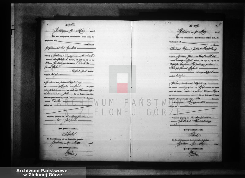 image.from.unit.number "Geburts-Neben-Register, Band II von No 413 bis No 826"