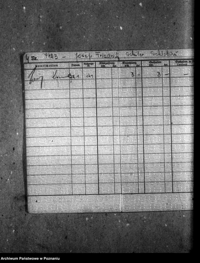 Obraz 8 z jednostki "[Akta personalne wychowanka Josefa Friedricha, ur. 9 VI 1936]."