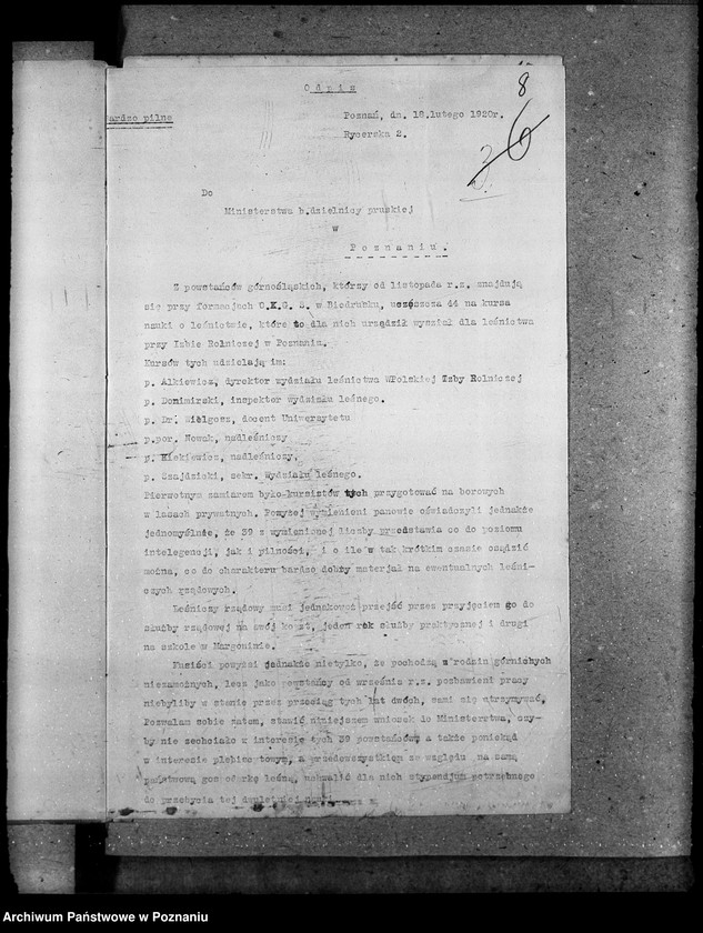 Obraz 12 z jednostki "Budżet - leśnictwa rok 1921"