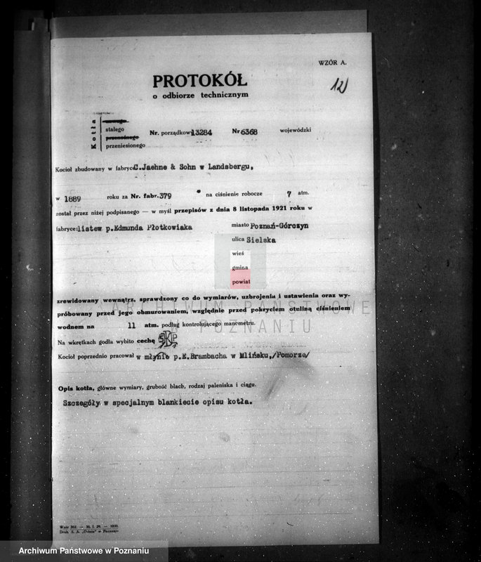 image.from.unit.number "Fabryka listew E. Płotkowiaka w Poznaniu nr woj. 6368"