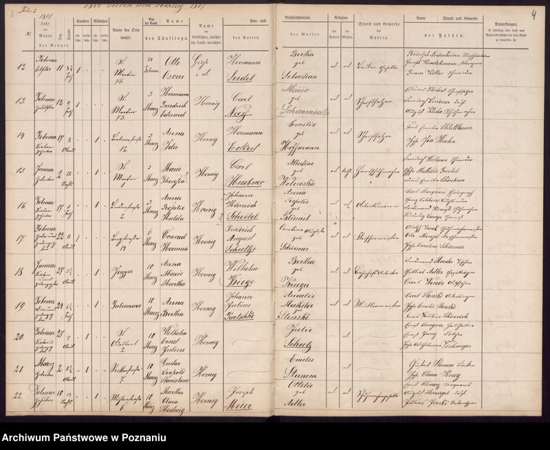Obraz 4 z jednostki "[Akta urodzeń i chrztów, ślubów, zgonów]"