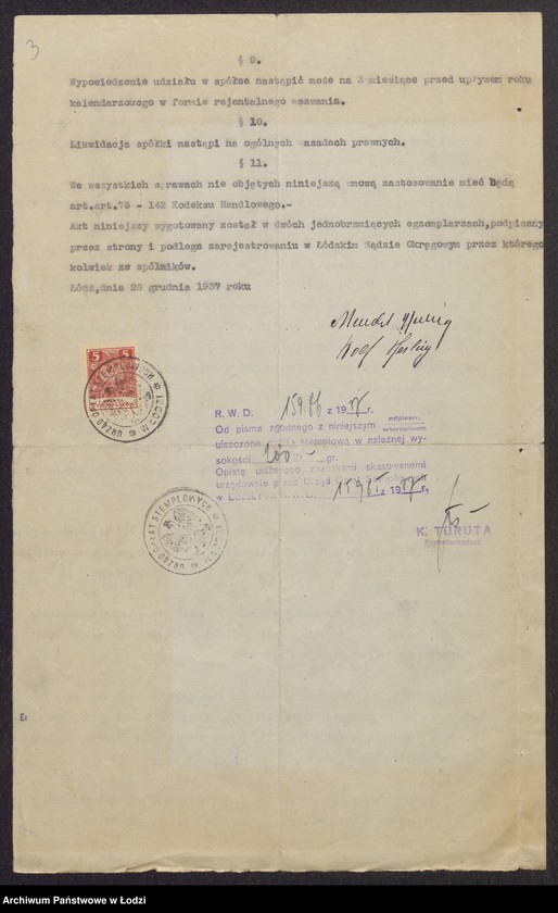 Obraz 5 z jednostki "Mendel Herling, Wolf Lejb Herling- sprzedaż skór"