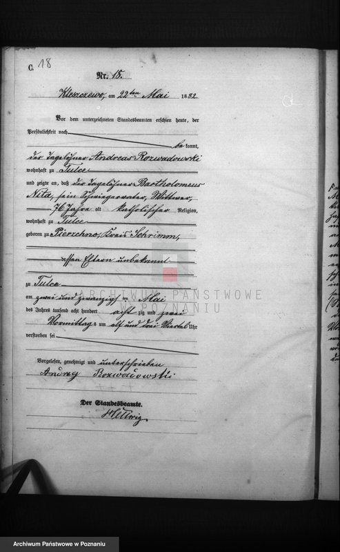 Obraz 19 z jednostki "Księga zgonów"