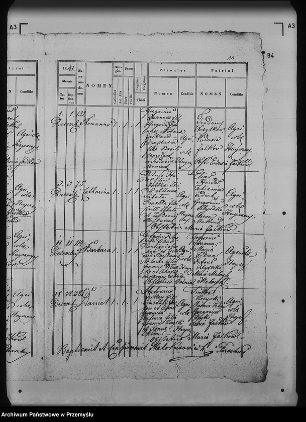 Obraz 16 z jednostki "[Kopie ksiąg metrykalnych parafii Hujcze z filią Zaborze (dekanat Rawa Ruska)]"