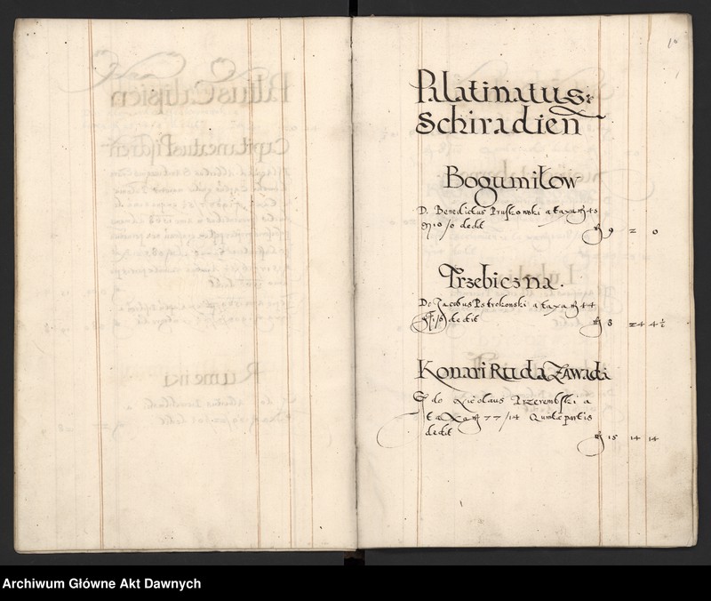 image.from.unit.number "Sumariusz pieniędzy i rejestr retenty piątej części z dochodów dóbr stołowych z terenów całej Rzeczpospolitej."