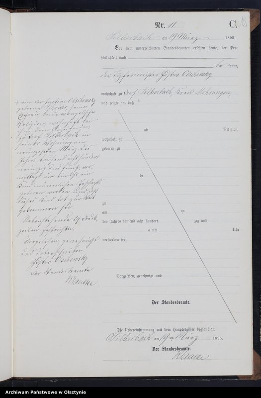 image.from.unit.number "Sterbe-Neben-Register Nr 1 - 45"
