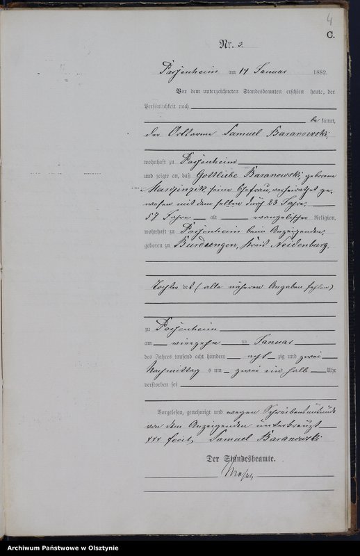 Obraz 6 z jednostki "Sterbe-Haupt-Register Nr 1 - 63"