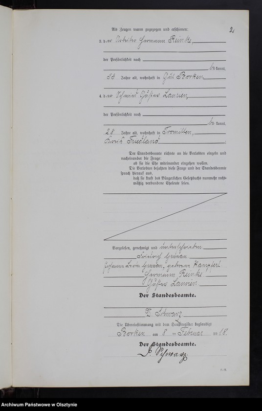 image.from.unit.number "Heirats-Neben-Register Nr 1 - 6 [ Księga małżeństw - wtóropis ]"