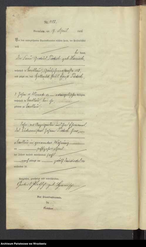 image.from.unit.number "Sterbe-Haupt-Register Breslau IV 1906 Band 2"