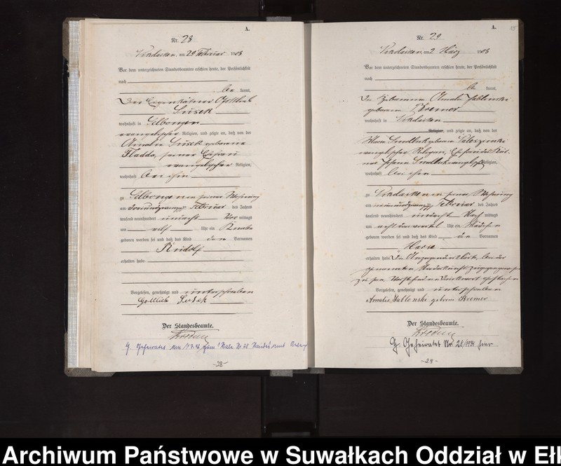 image.from.unit.number "Geburts-Haupt-Register des Königlichen Preussischen Standes-Amtes Nikolaiken Kreis Sensburg"