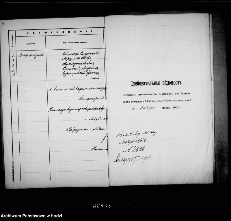 Obraz 8 z jednostki "O zameščenji dolžnostej v gorodskoj skotobojne i uplate žalovanja služaščim v onoj"