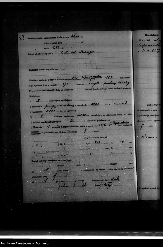 Obraz 16 z jednostki "Gorzelnia majętności Karna powiat wolsztyński nr woj. kotła 5246"