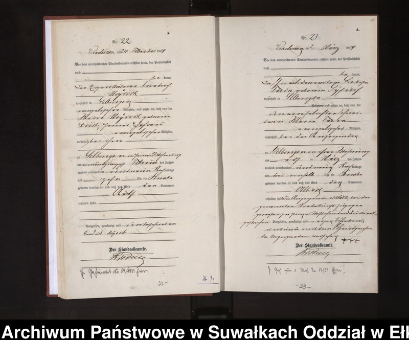 image.from.unit.number "Geburts-Haupt-Register des Königlichen Preussischen Standes-Amtes Nikolaiken Kreis Sensburg"