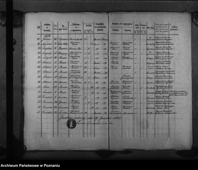 Obraz 16 z jednostki "Liber baptisatorum, copulatorum, mortuorum"