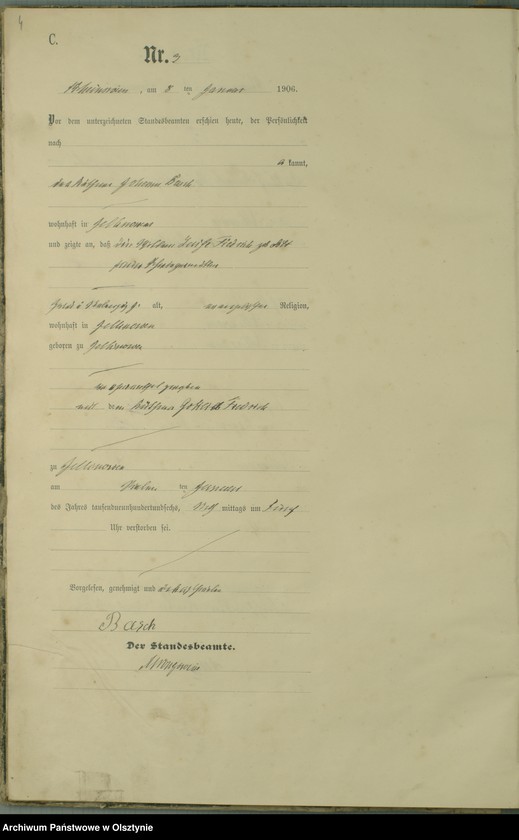 image.from.unit.number "Sterbe-Haupt-Register Nr 1 - 71"