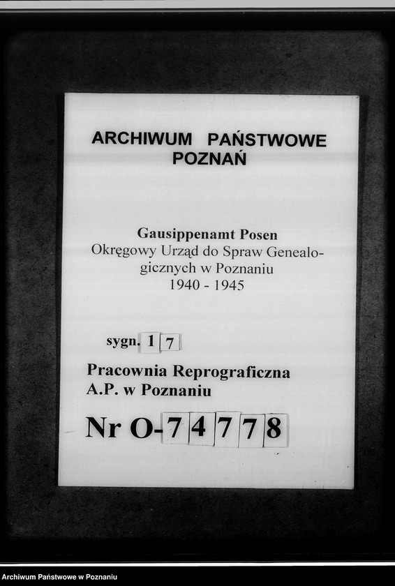 Obraz 15 z jednostki "Pressenotizen über das GSA [Korespondencja i wycinki prasowe o działalności, zadaniach i celach Gausippenamt w Poznaniu]"