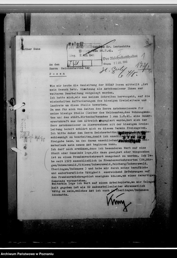 Obraz 5 z jednostki "Kunz, Lothar - komisarz obwodowy"