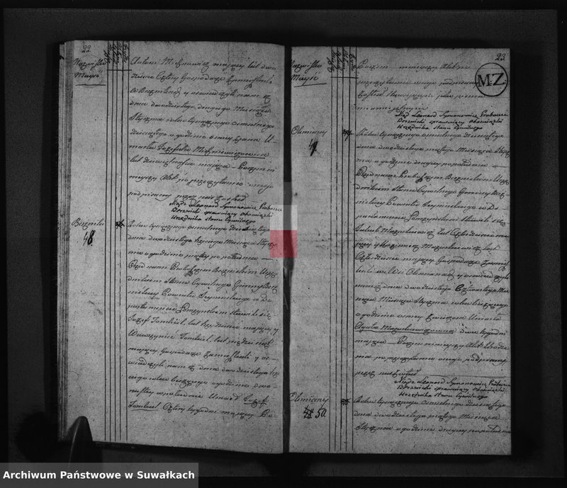 image.from.unit.number "Akta Zeszłych w Gminiej Berznickiey od 10 Maja 1809 R-u"
