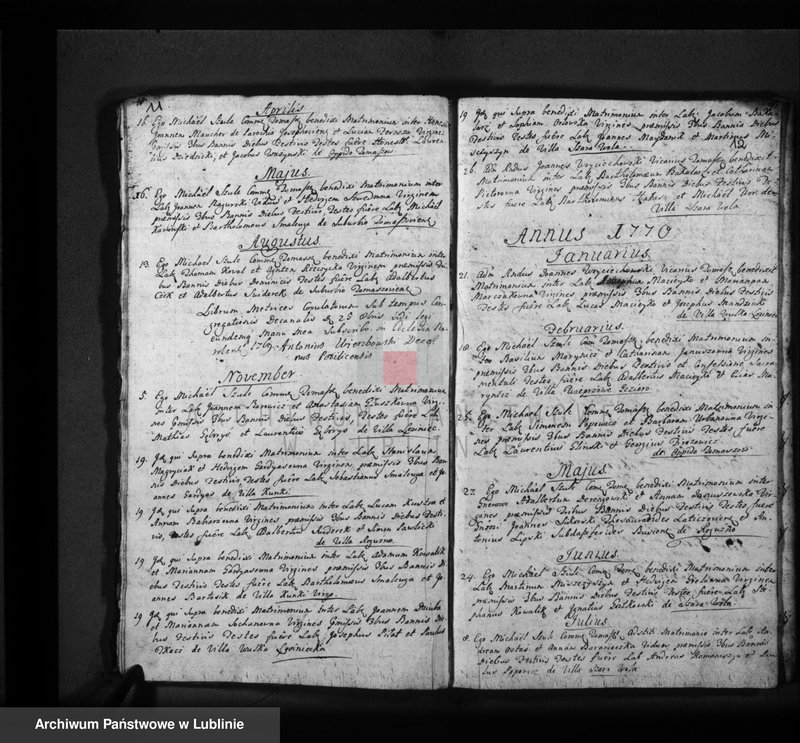 Obraz 9 z jednostki "Księga zaślubionych i zmarłych"