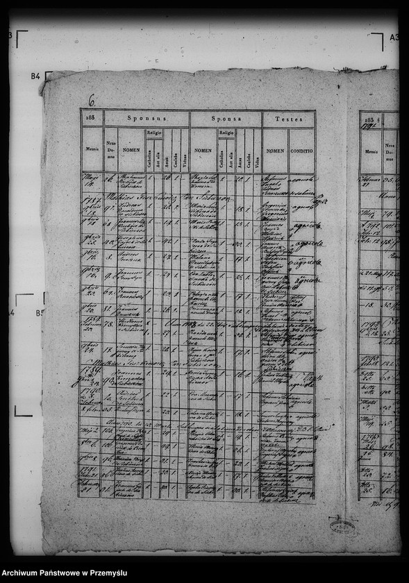 Obraz 10 z jednostki "[Kopie ksiąg metrykalnych parafii Siebieczów z filią Leszczaków (dekanat Bełz)]"